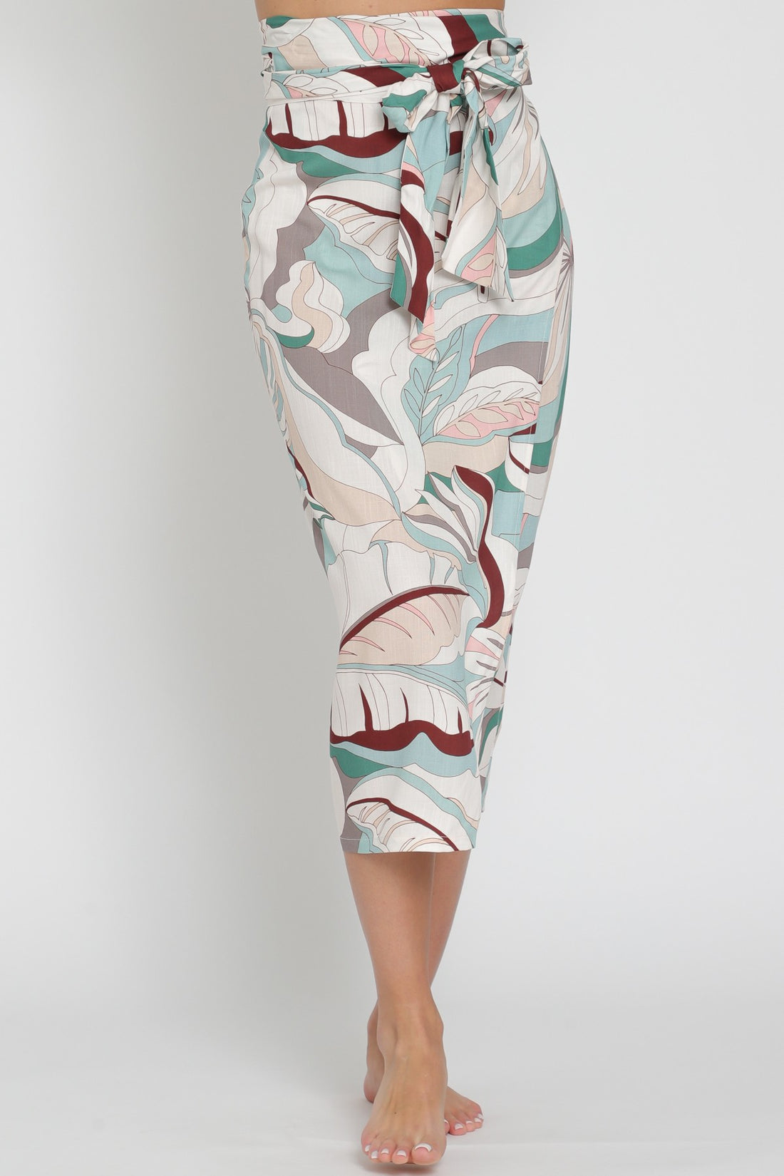 High Waisted Wrap Skirt