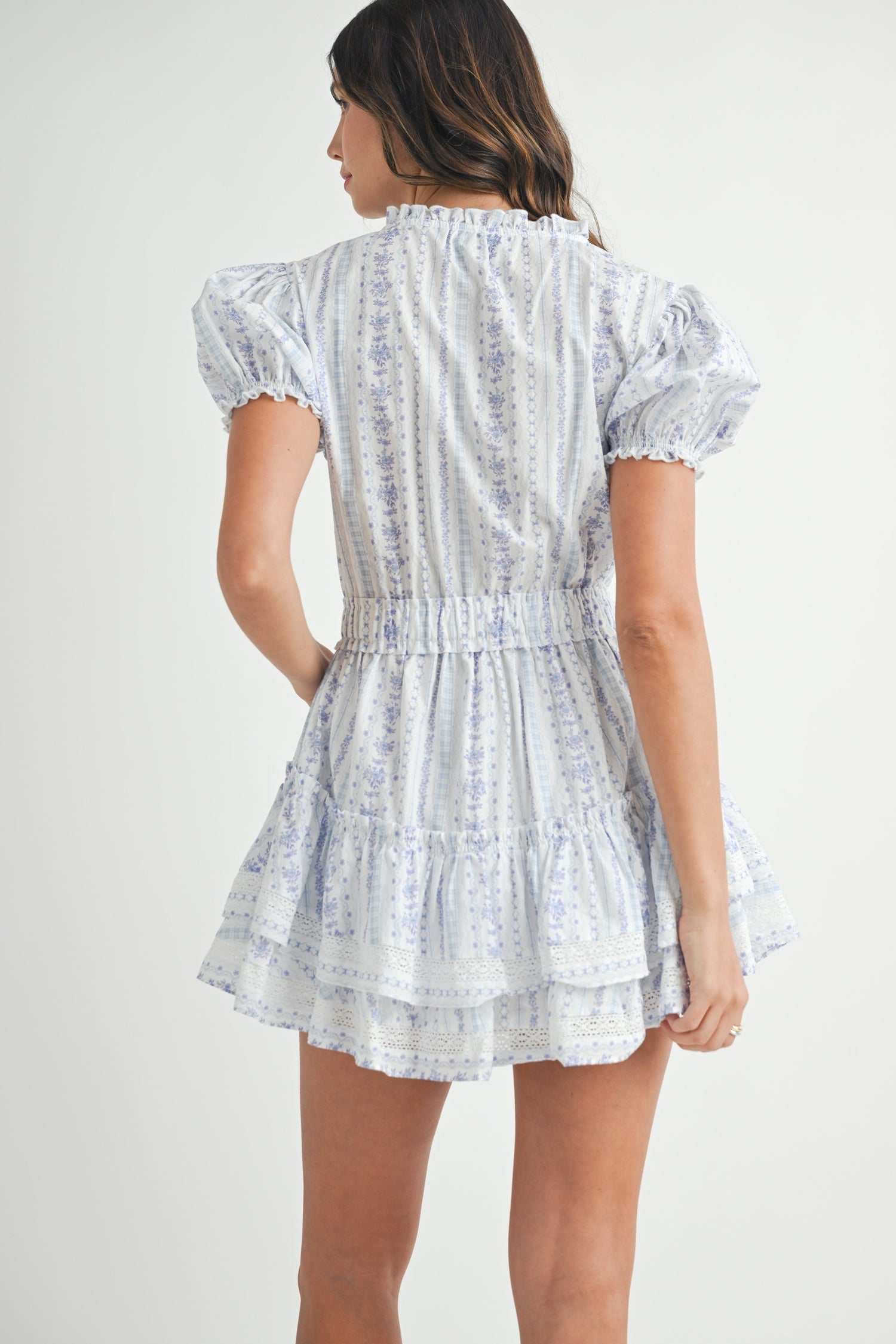 Marbella Ruffle Mini Dress