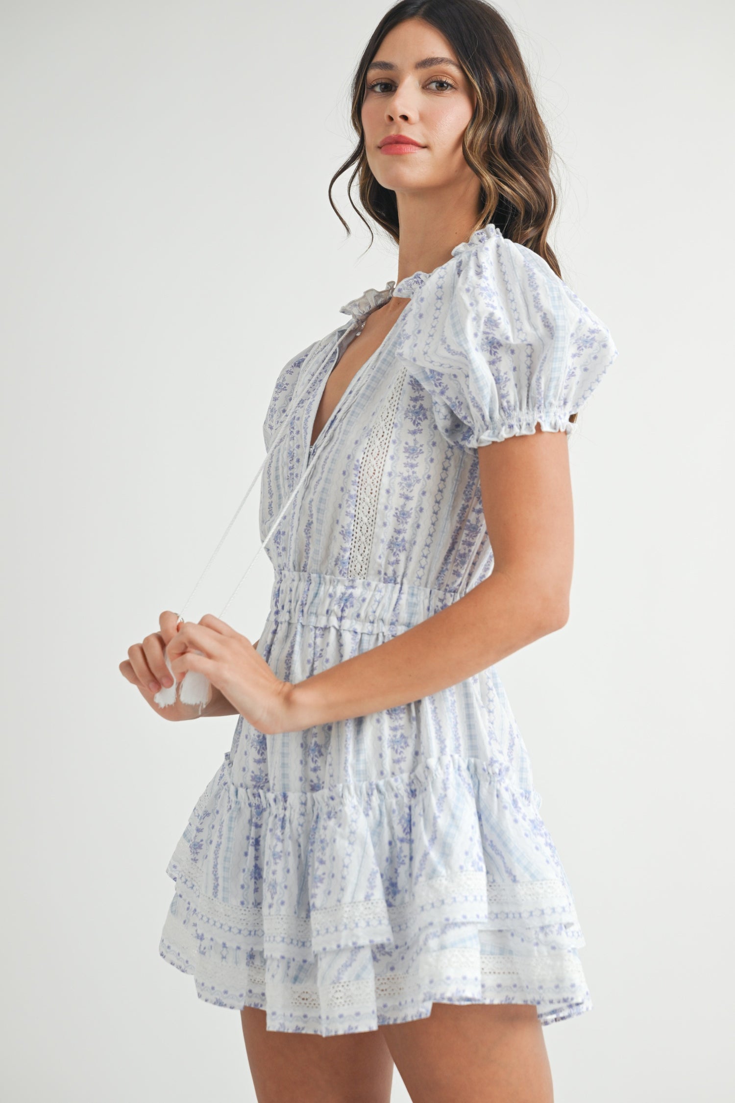 Marbella Ruffle Mini Dress