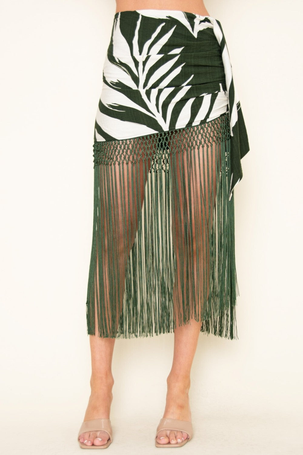 Johanna Tropic Fringe Skirt