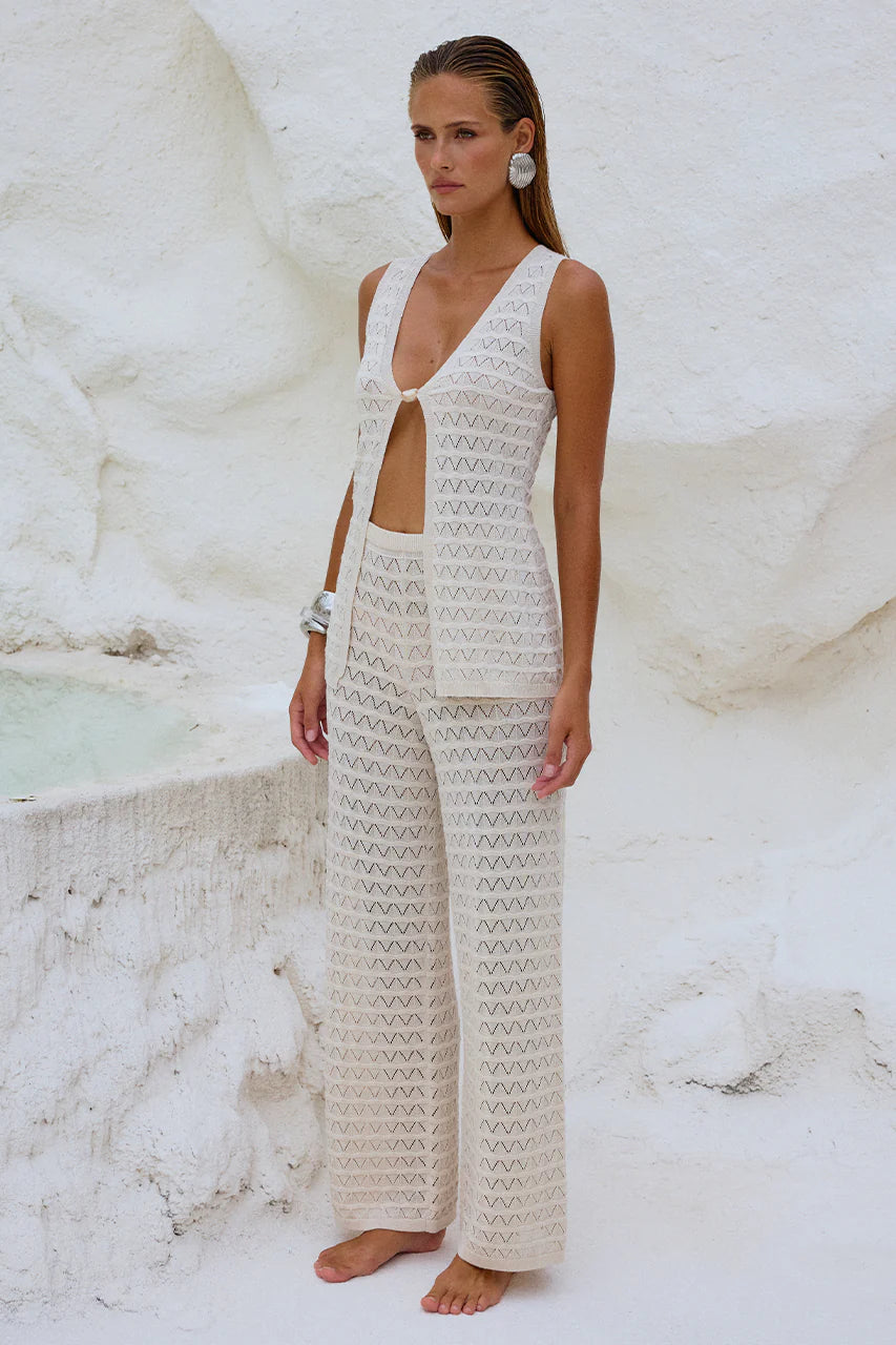 Loui Cover-Up Pant Ivory
