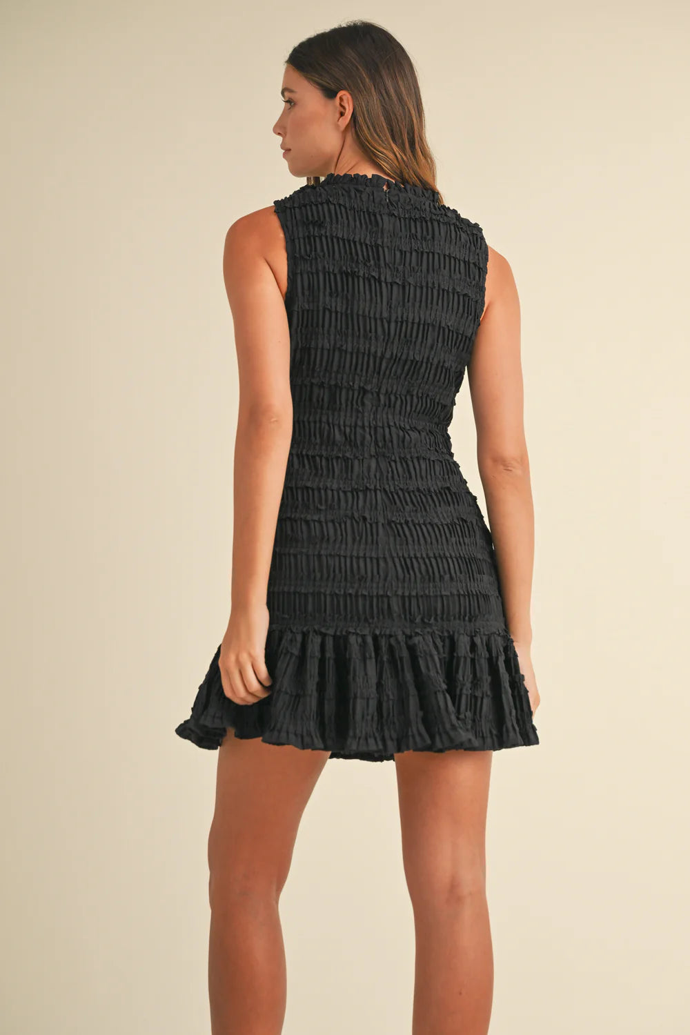 Ana Ruffle Mini Dress