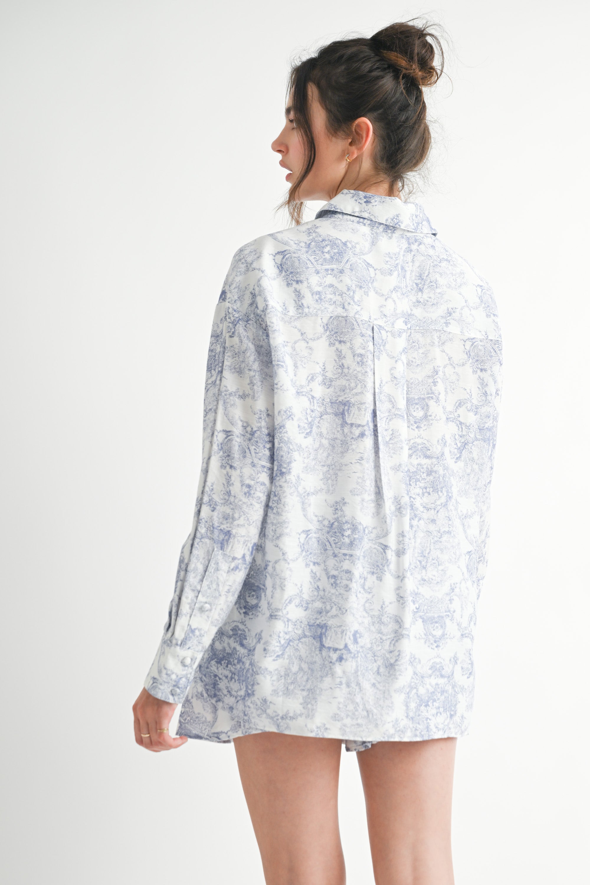 Iva Print Shirt + Short Set