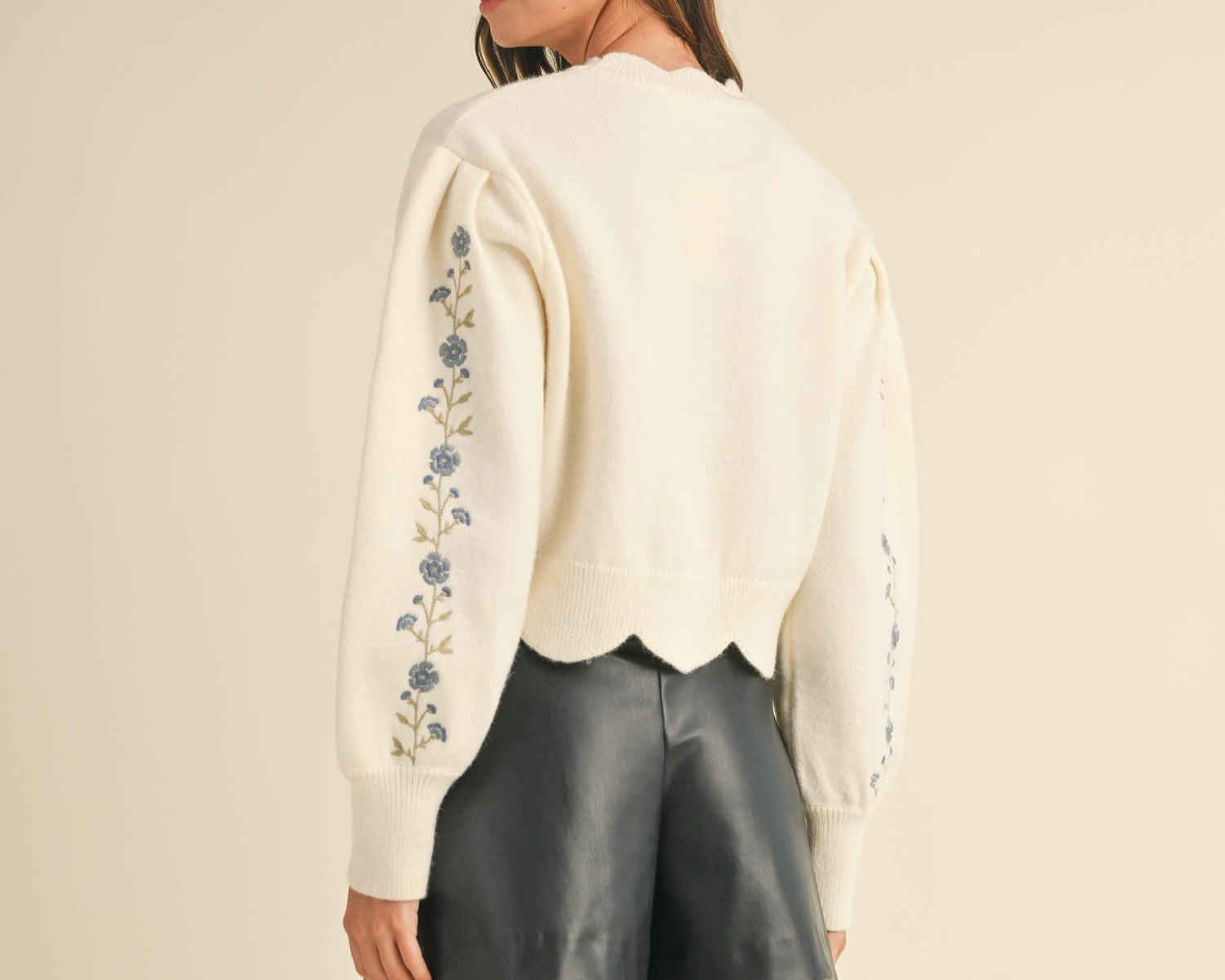 Lilly Scalloped Sweater