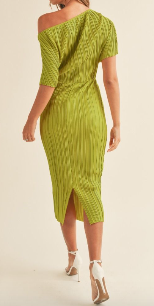 Aya Pleated Dress
