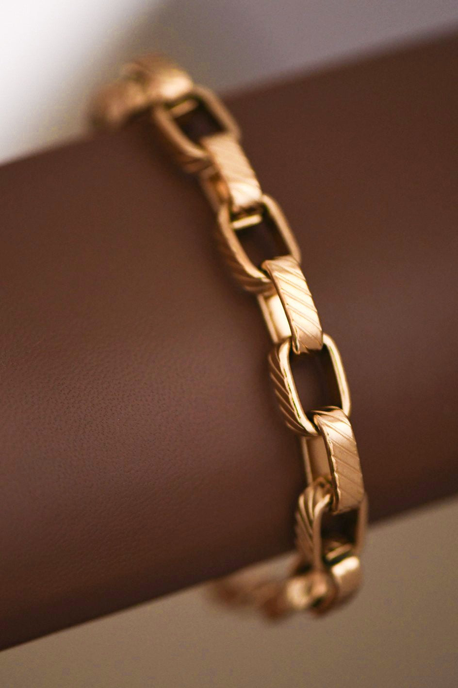 Chunky Box Chain Link Bracelet