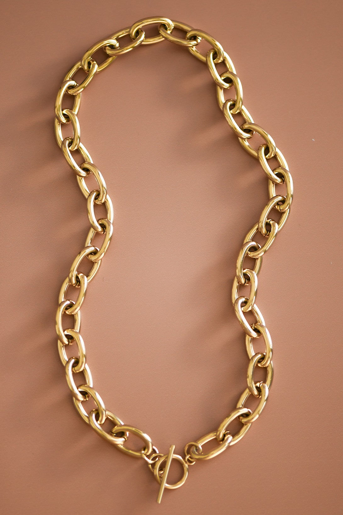 18k Gold Waterproof Stainless Steel Chain Necklace