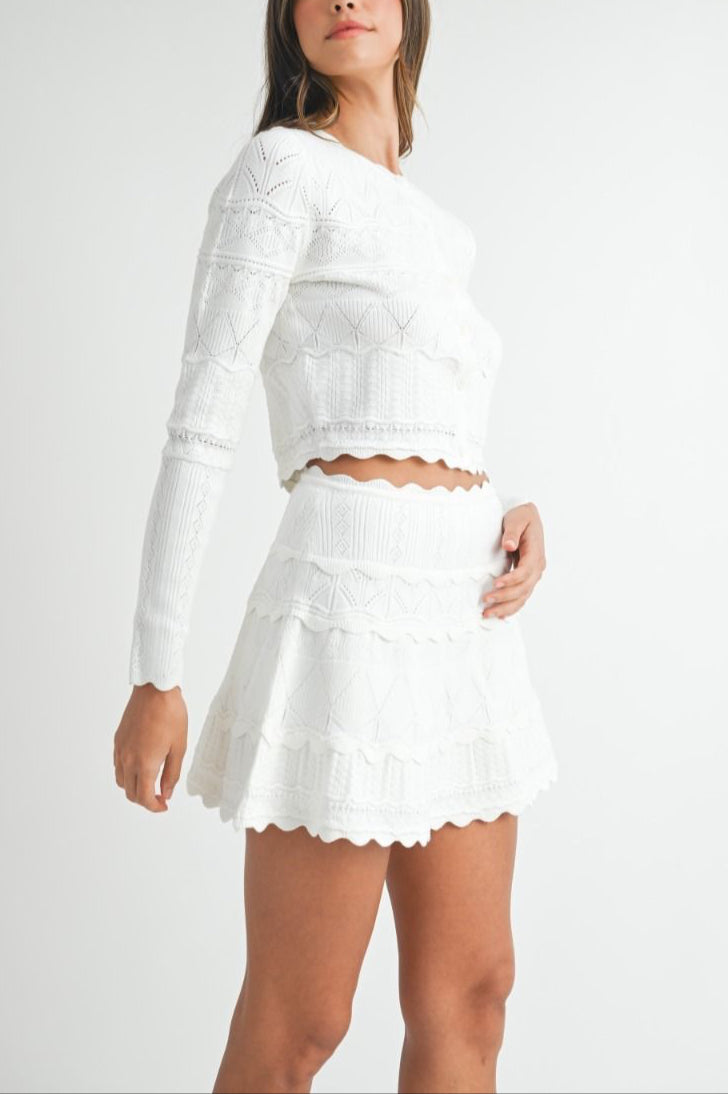 Clara Cardigan + Skirt