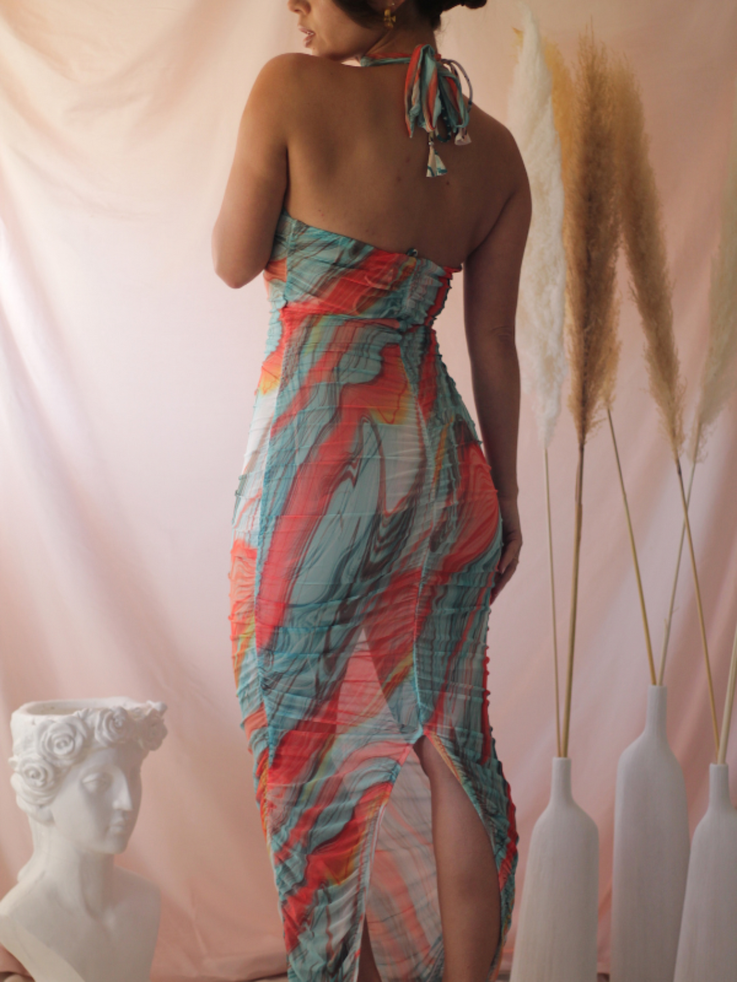 Coveted Club - Jo Ruched Cover-Up Dress