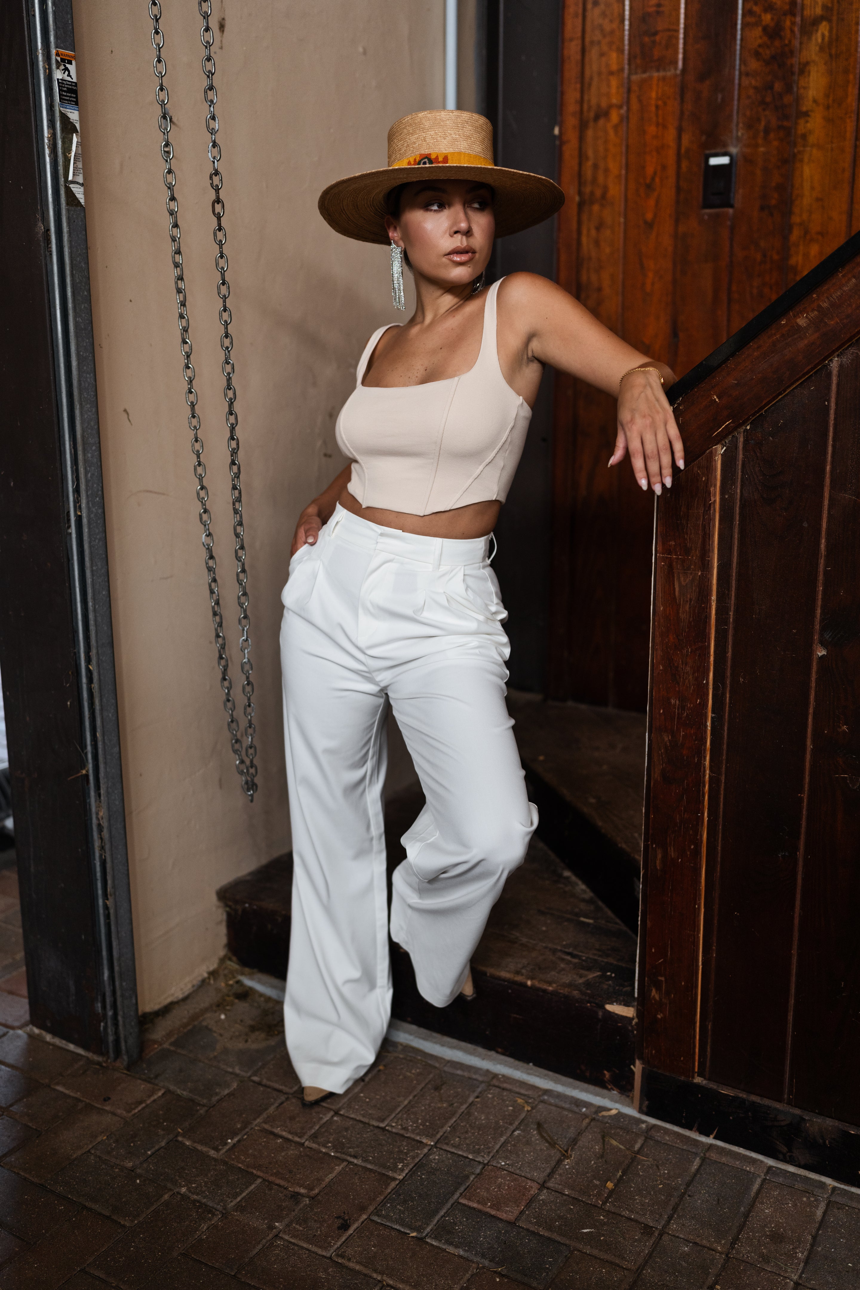 London Trim Boned Corset Top