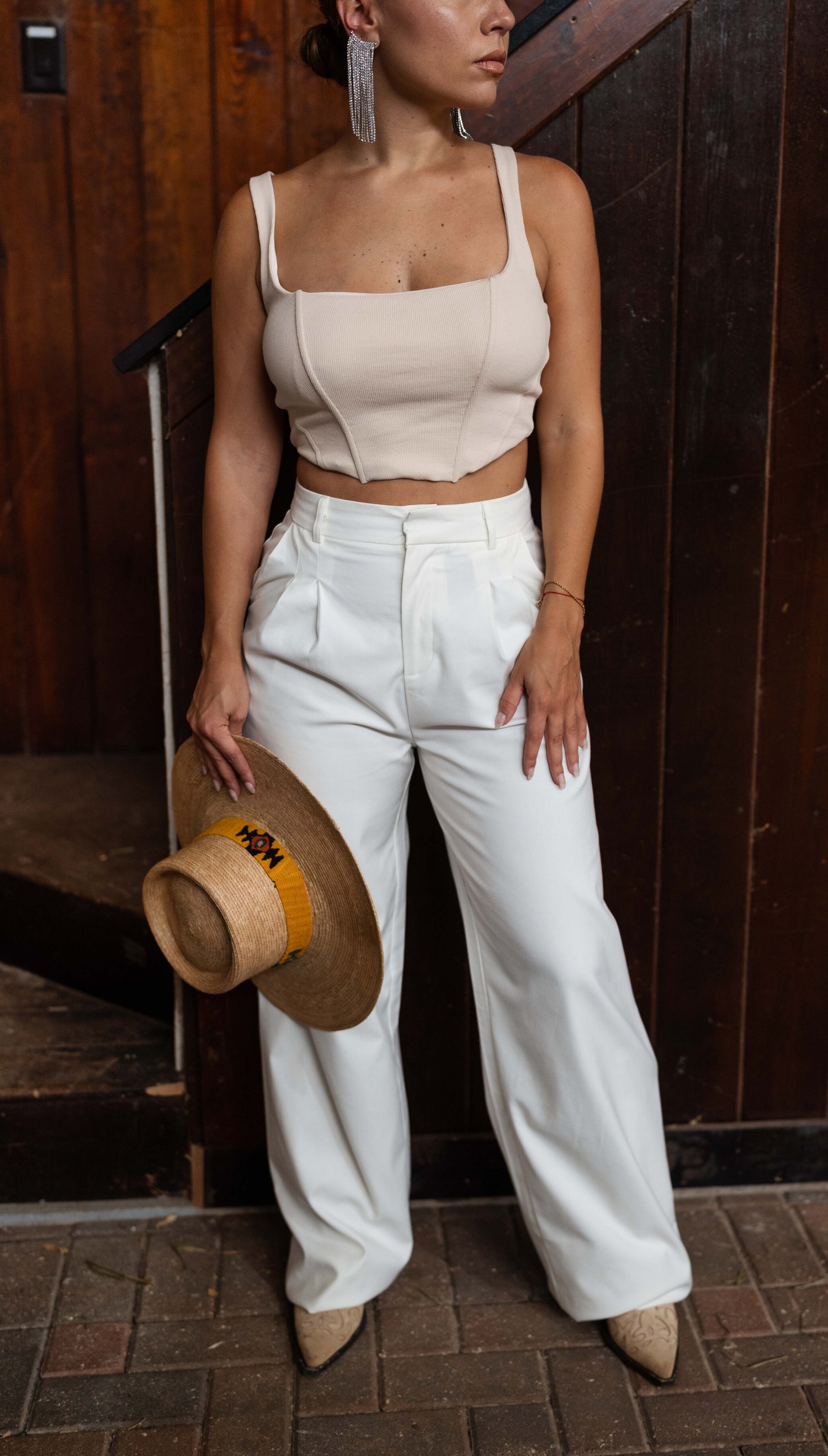 London Trim Boned Corset Top