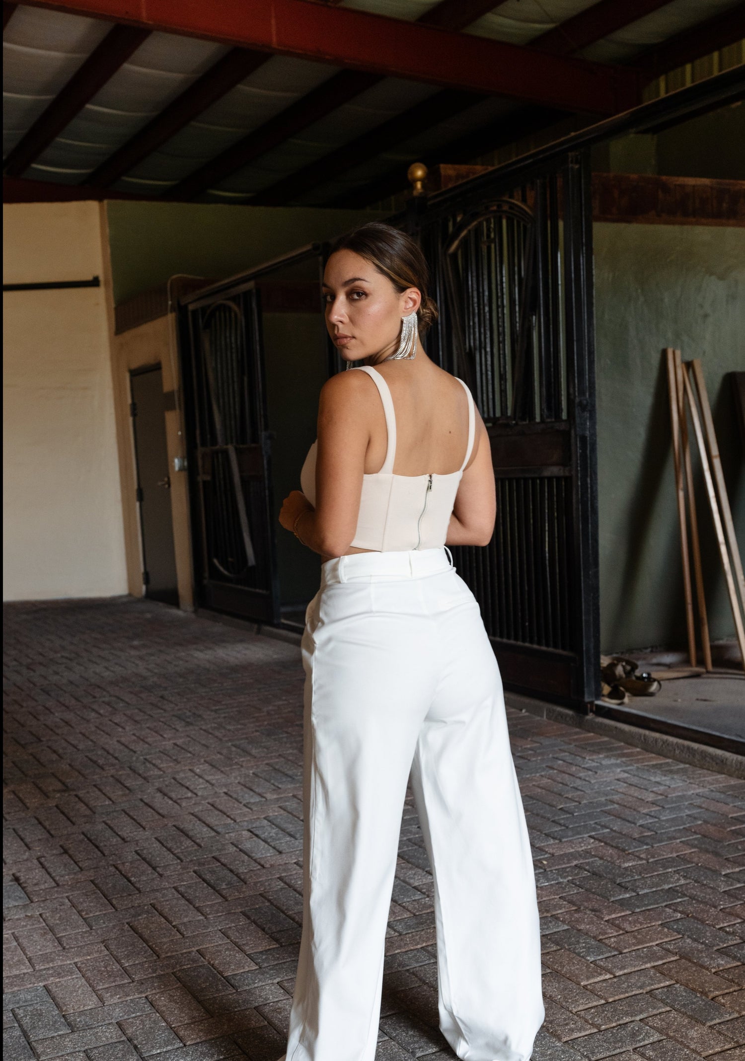 London Trim Boned Corset Top