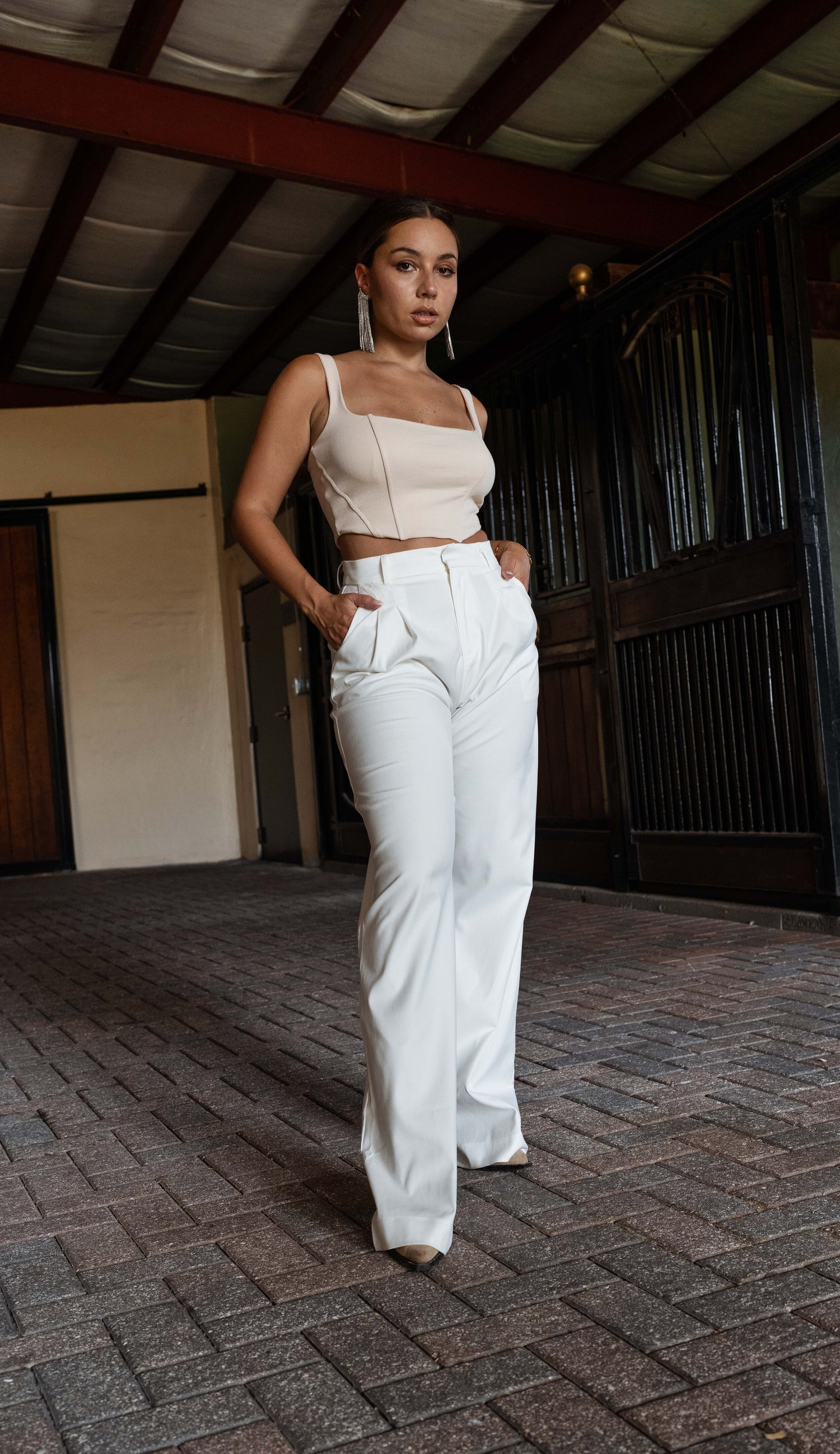 London Trim Boned Corset Top