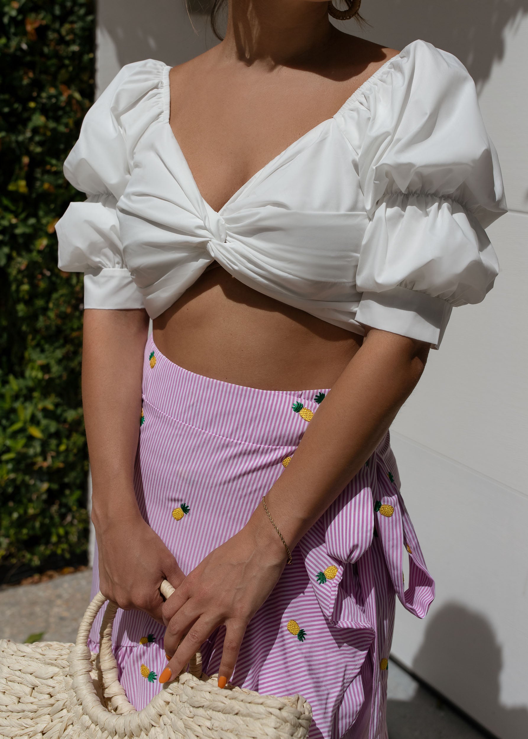 Cabana Puff Sleeve Top