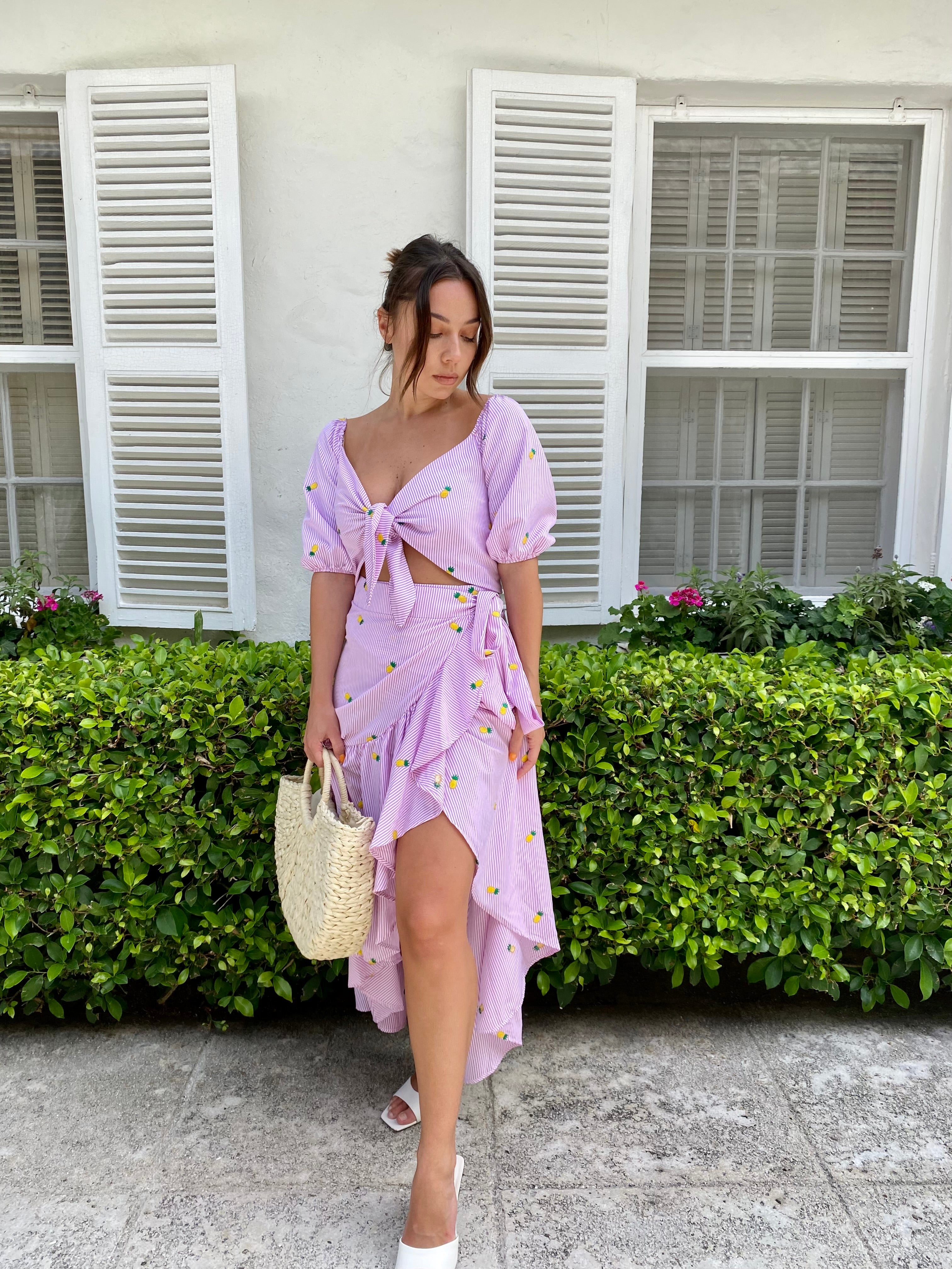 Liberia Front-Tie Top