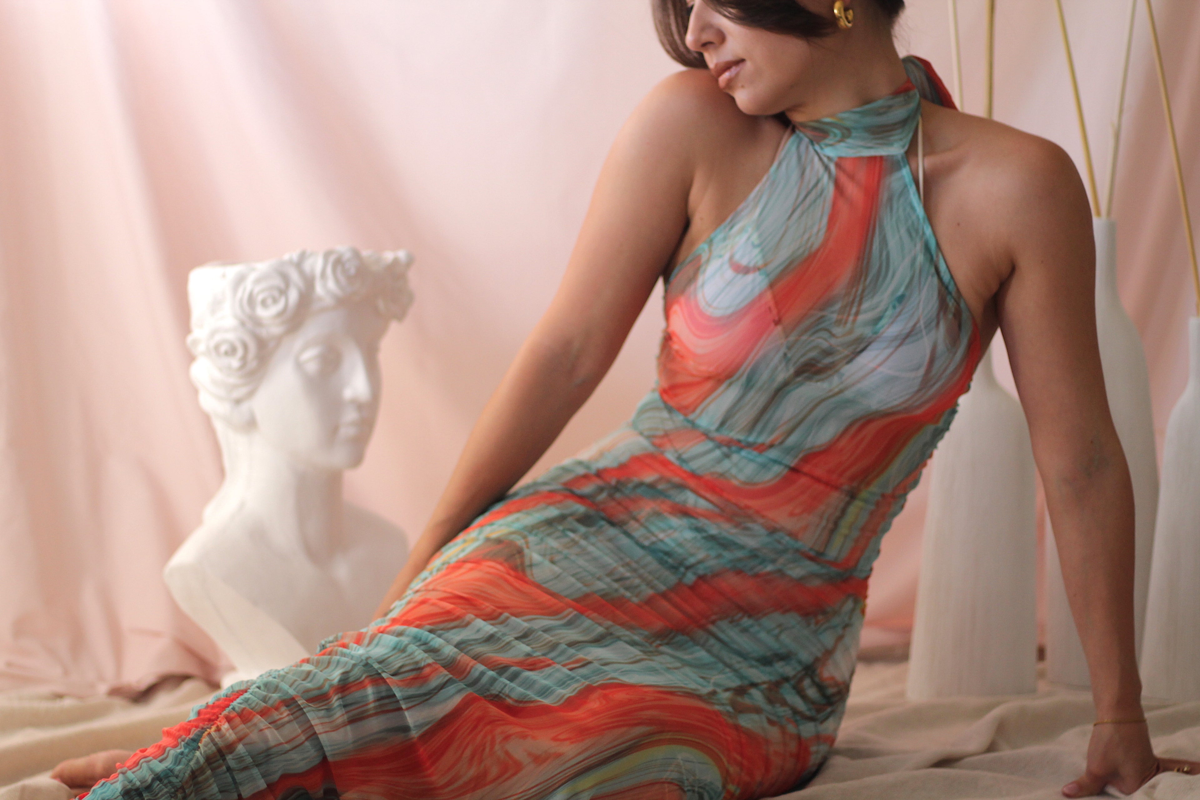 Coveted Club - Jo Ruched Cover-Up Dress