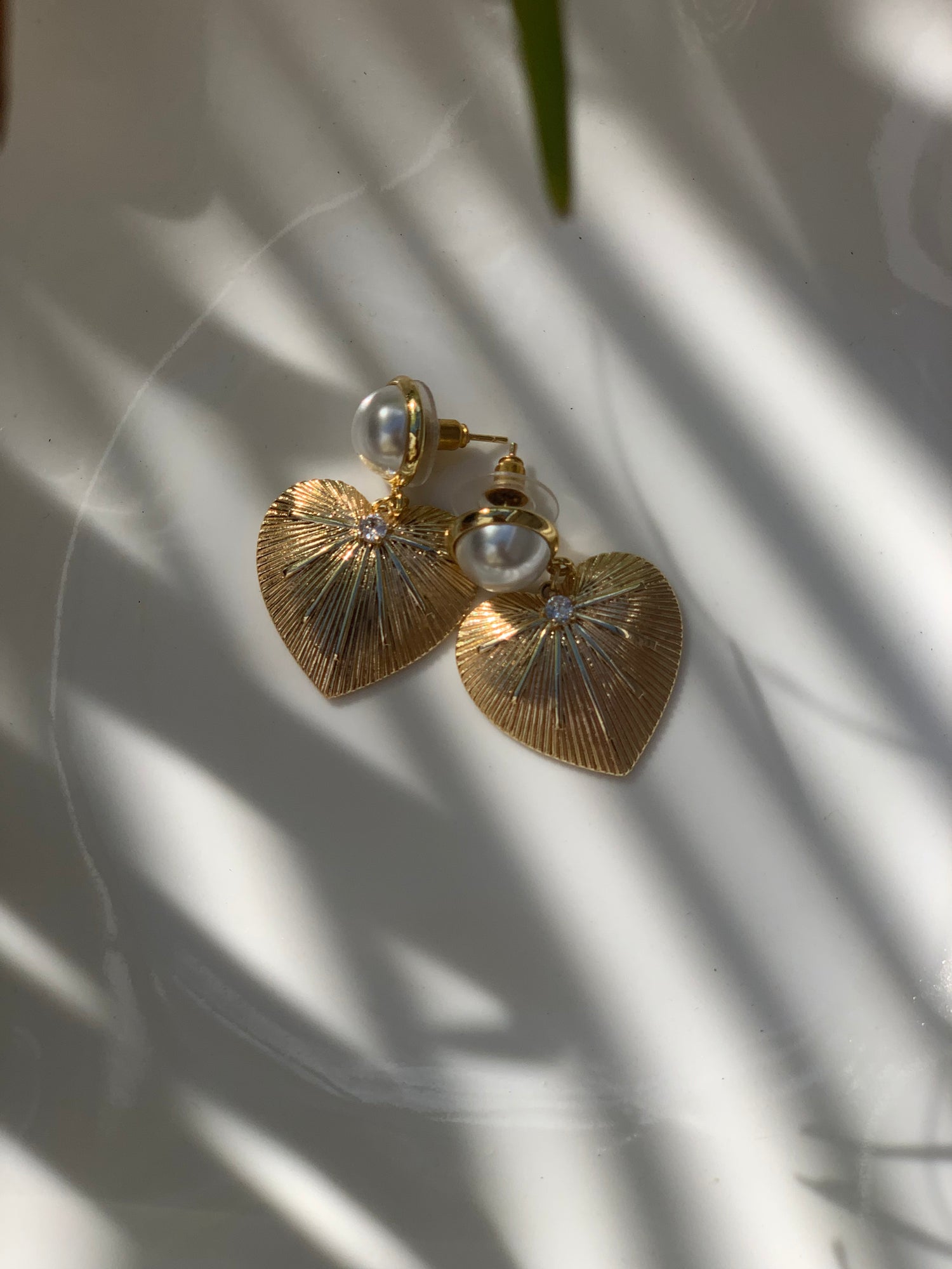 Palm Heart Earrings