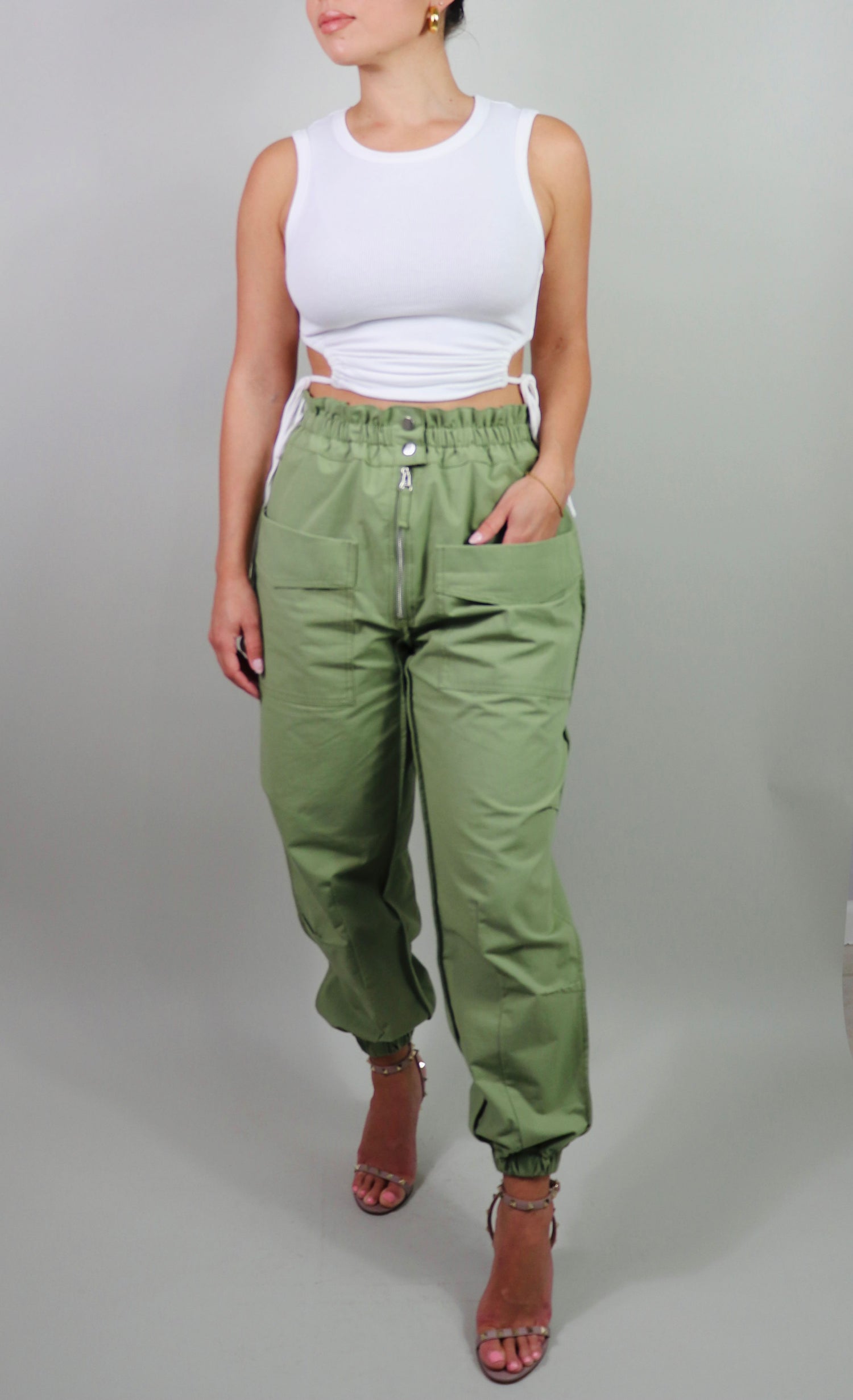 Olivia Paperbag Cargo Pant