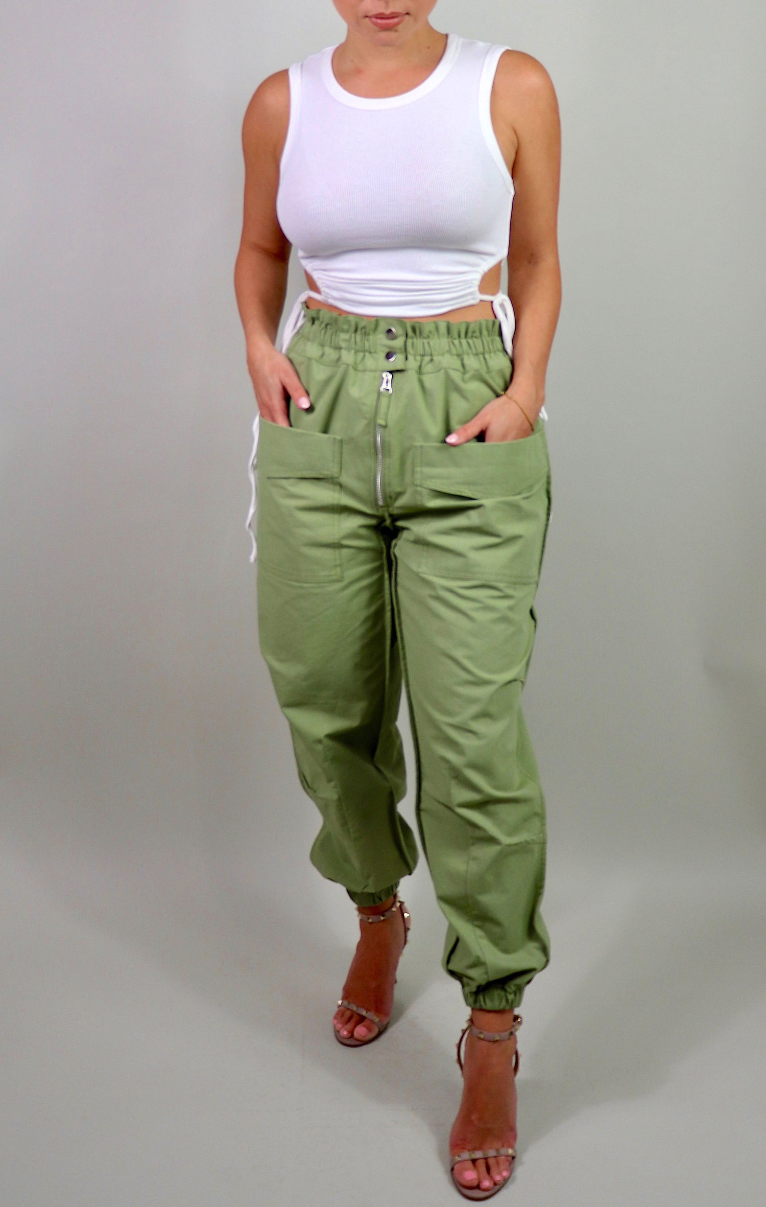 Olivia Paperbag Cargo Pant