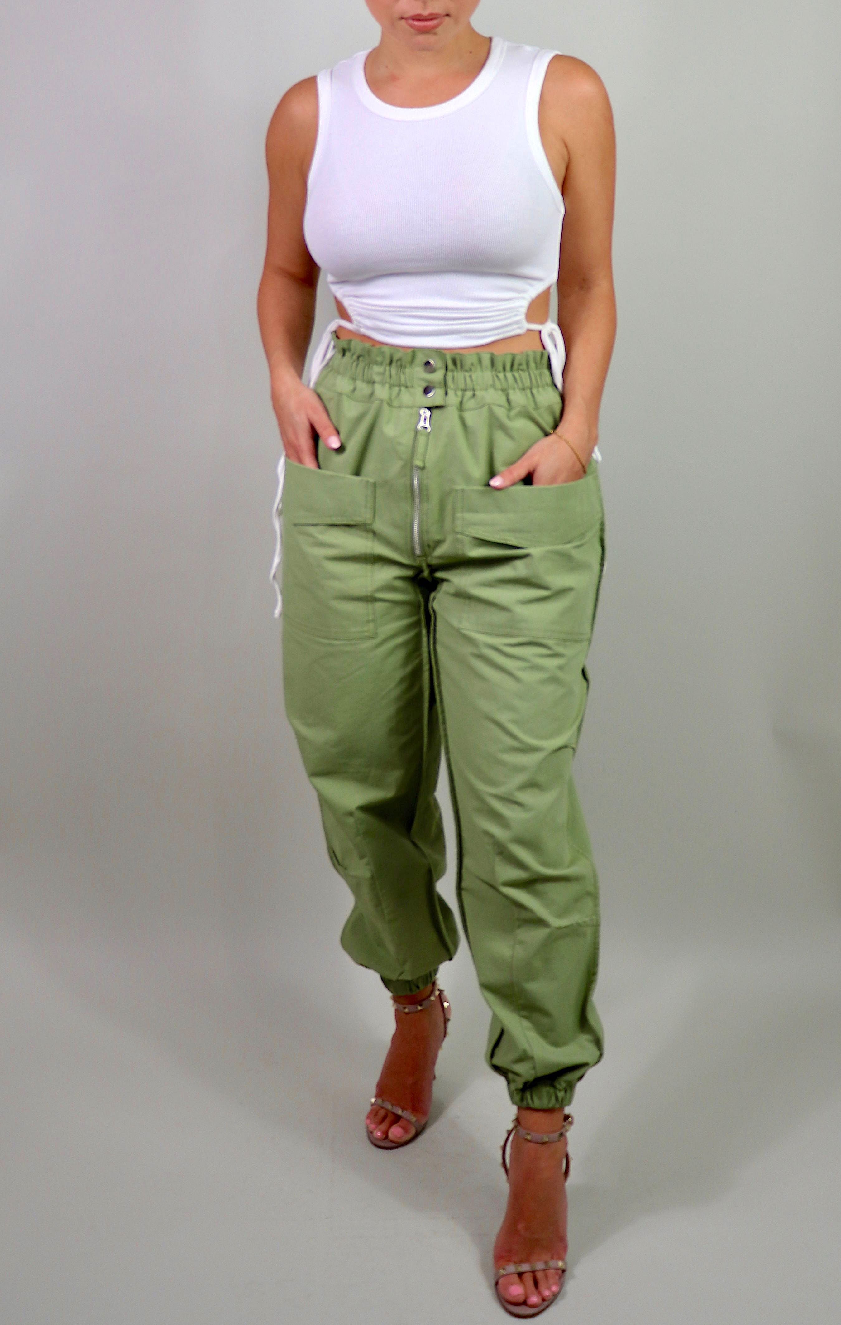 Olivia Paperbag Cargo Pant