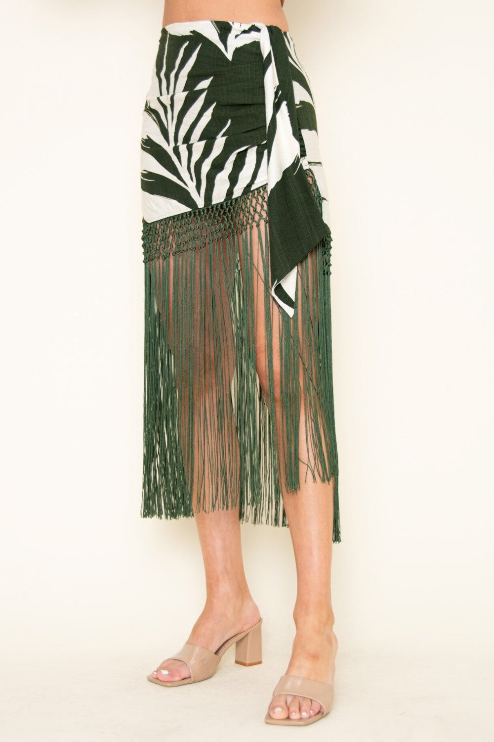 Johanna Tropic Fringe Skirt