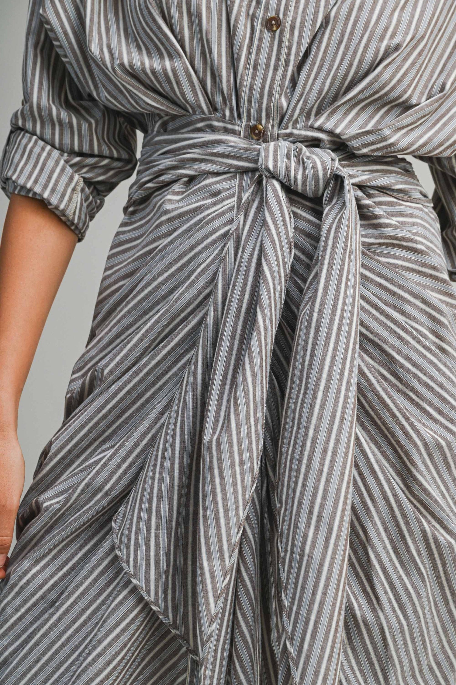 Striped Button Down Dress