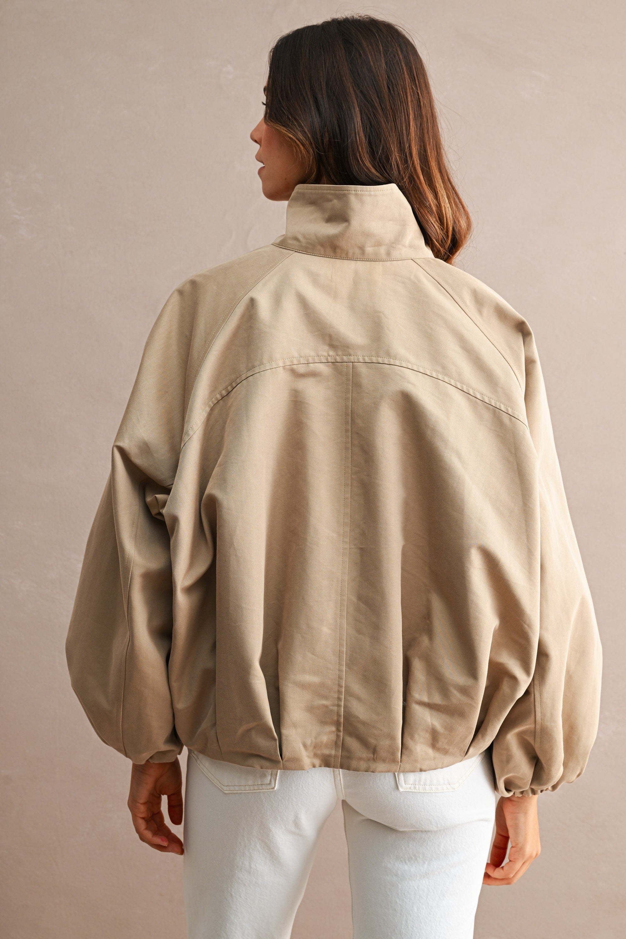 Funnel Neck Utility Jacket