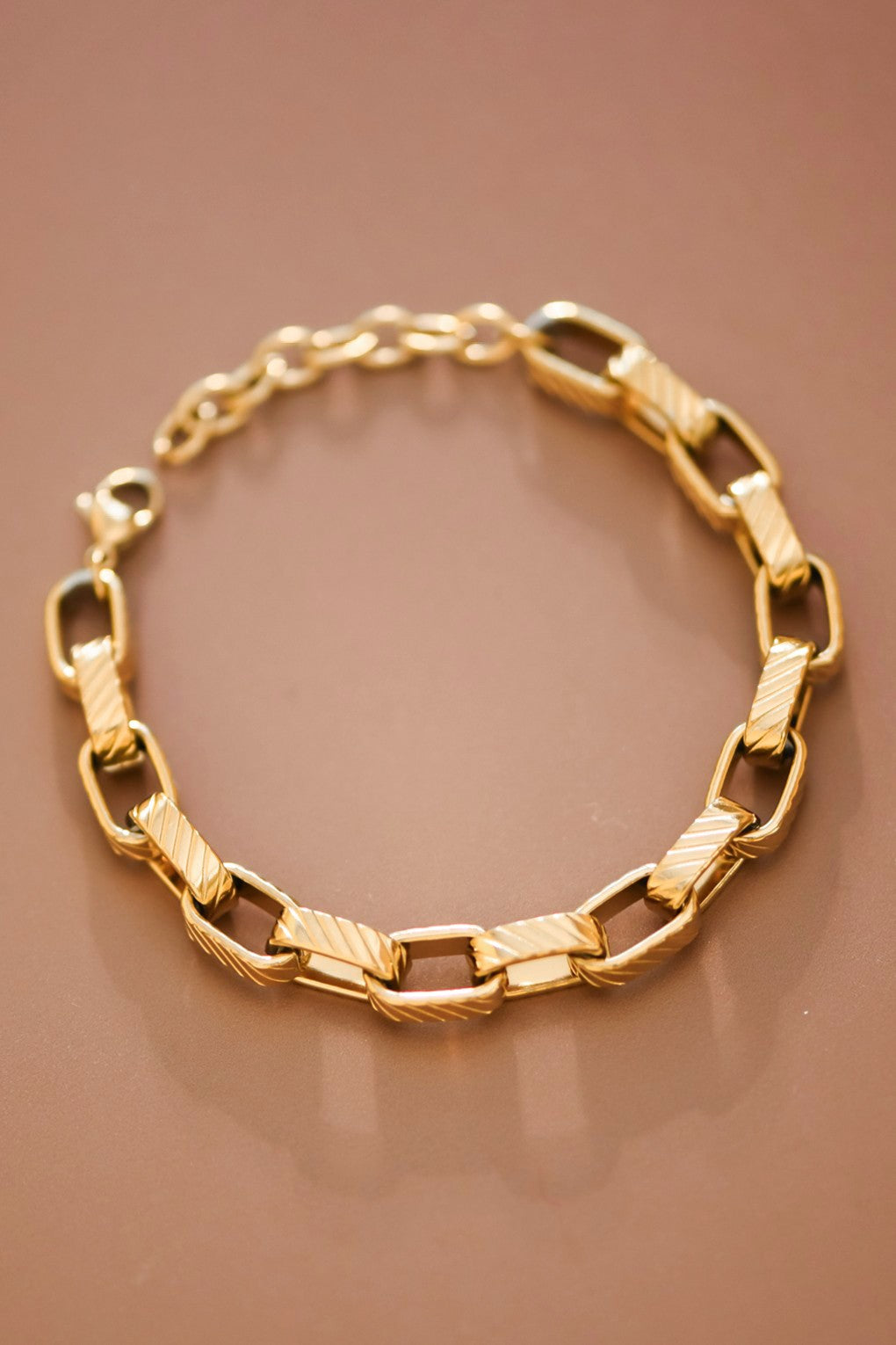 Chunky Box Chain Link Bracelet
