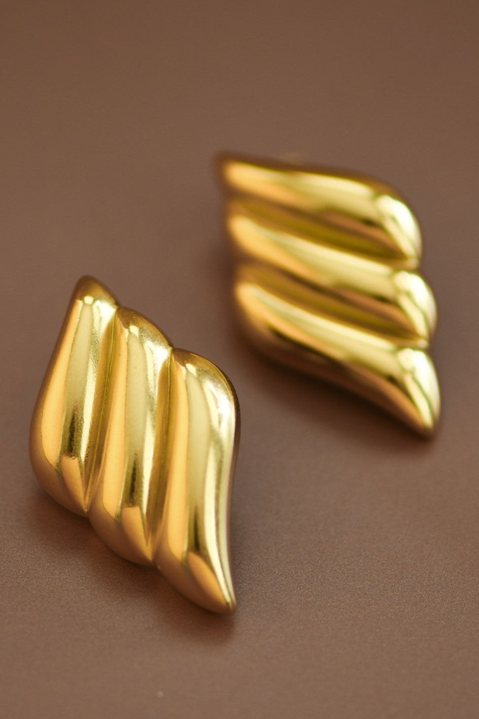 18K Gold Plated Stainless Steel Studs