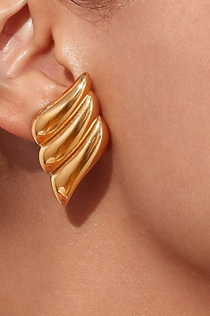 18K Gold Plated Stainless Steel Studs