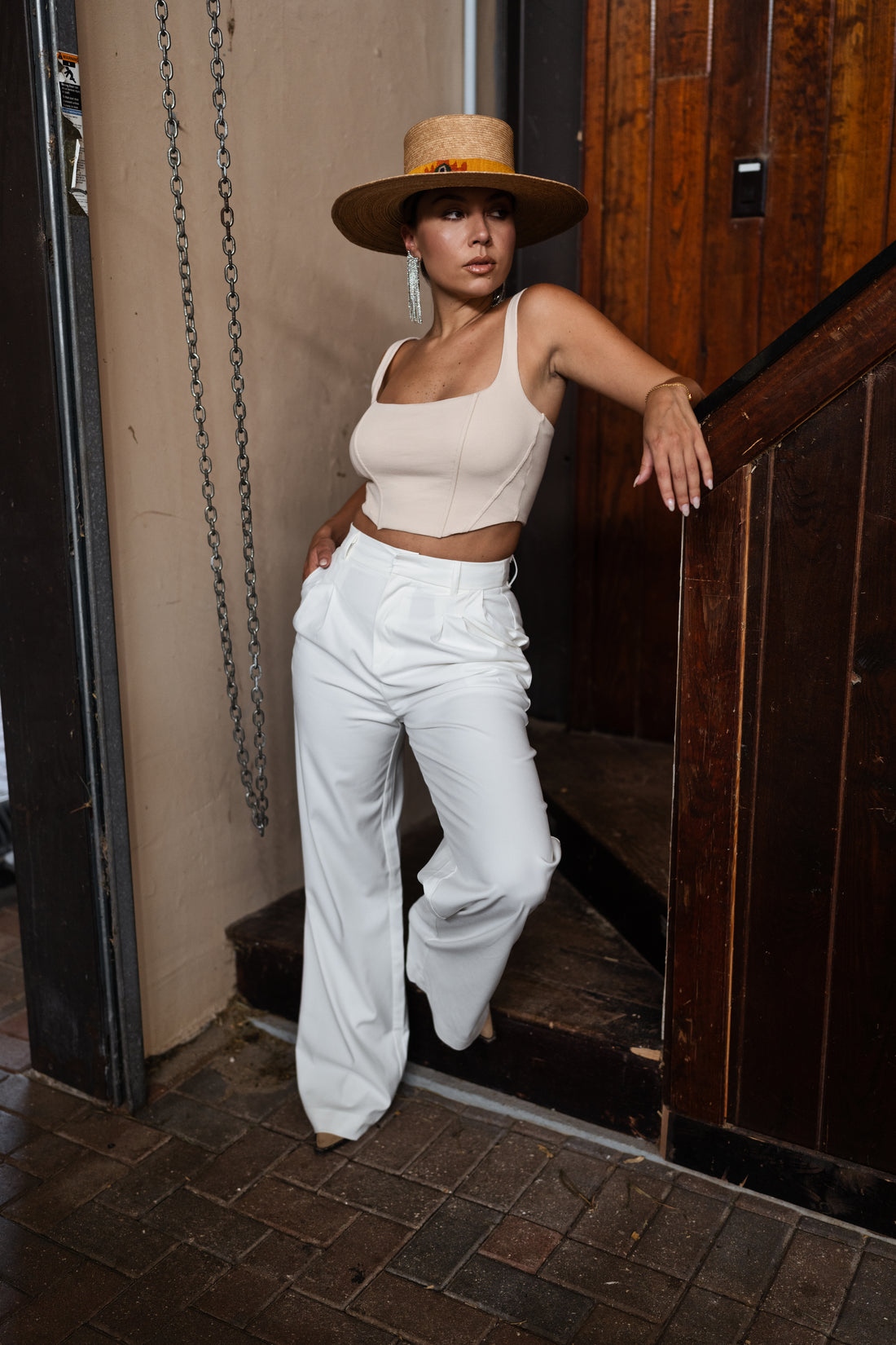 London Trim Boned Corset Top