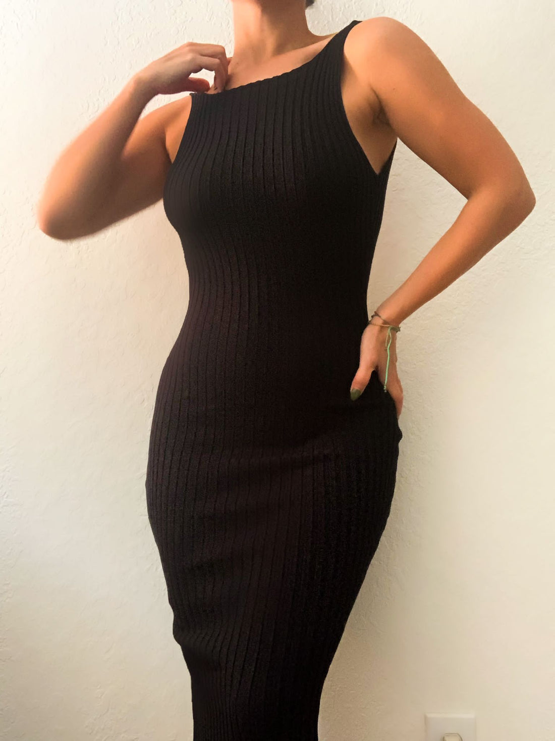 Paris Open Back Knit Dress